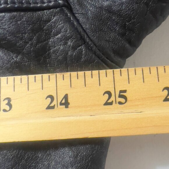 Michael Hoban North Beach Black Leather Jacket Size 38 Made in USA - Picture 14 of 14